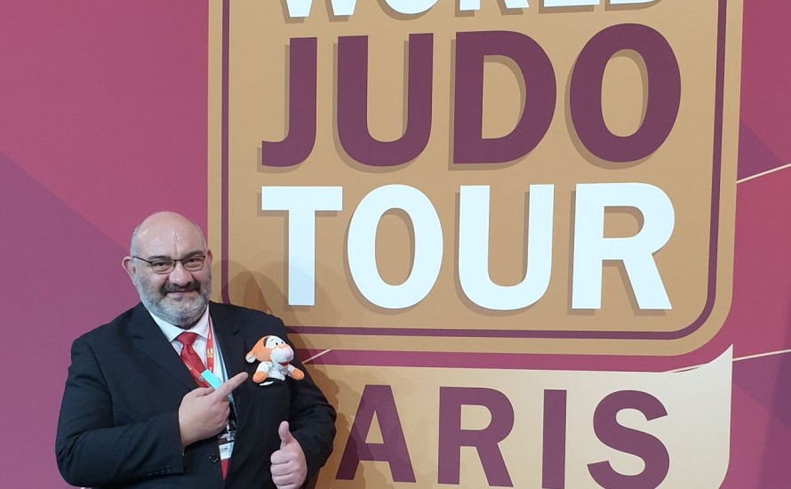 Gérald Ardanuy, Président du club, en officiel sur le tournoi de Paris